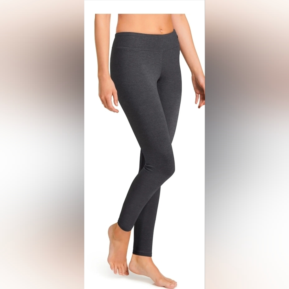 Jockey Everyday Charcoal Gray Women's Stretch Leggings Size XL